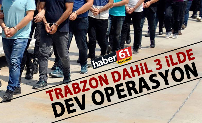 Trabzon dahil 3 ilde ihale operasyonu! 14 kişi yakalandı!