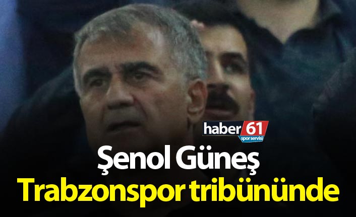 Şenol Güneş Trabzonspor tribününde
