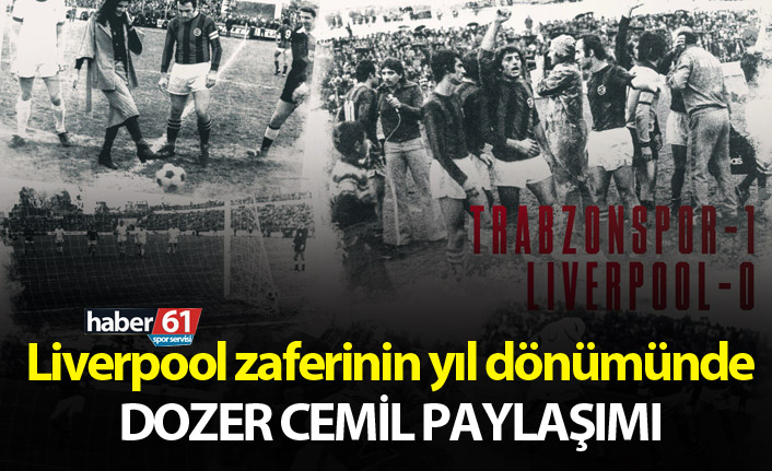 Trabzonspor'dan anlamlı günde Dozer Cemil paylaşımı