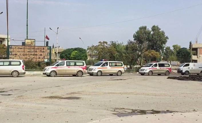 86 araçlık konvoy Rasulayn'dan çıkış yaptı