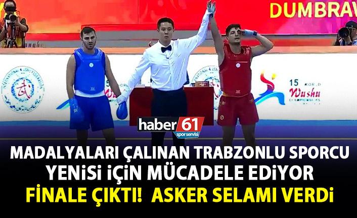 Madalyaları çalınmıştı! Yenisini almak için finale çıktı