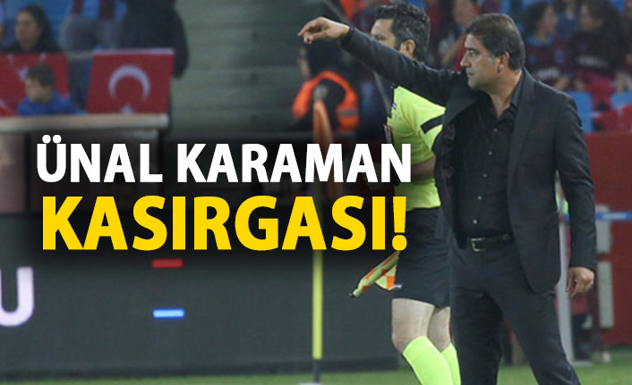 Trabzonspor'da Ünal Karaman kasırgası