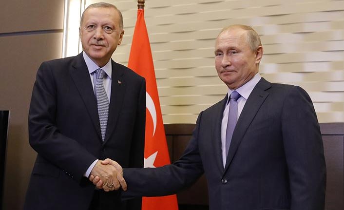 Erdoğan ile Putin bir araya geldi