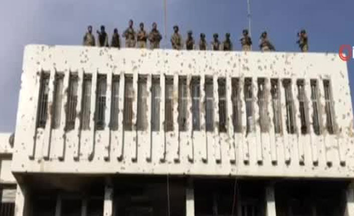 Rasulayn’ın göbeğine Türk bayrağı asıldı