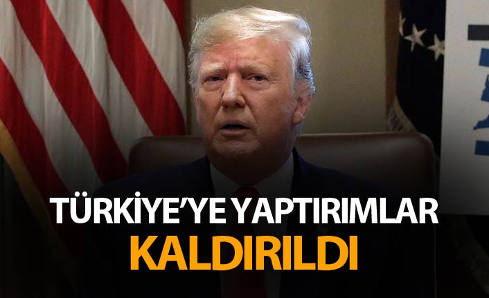 ABD açıkladı - Yaptırımlar kaldırıldı