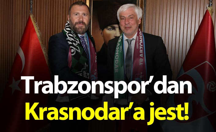 Trabzonspor'dan Krasnodar'a jest