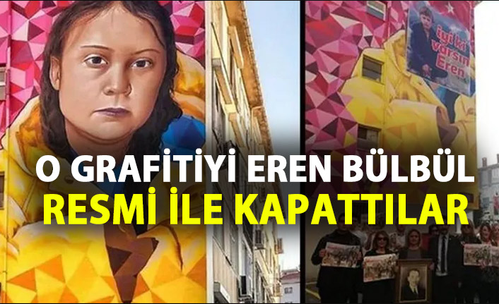 O resime tepki için üzerine Eren Bülbül fotoğrafı astılar!