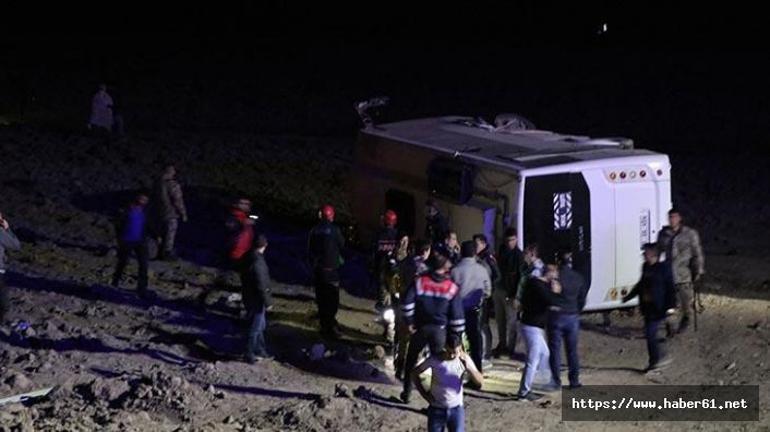 Van'da kaza! 26 Asker yaralandı!