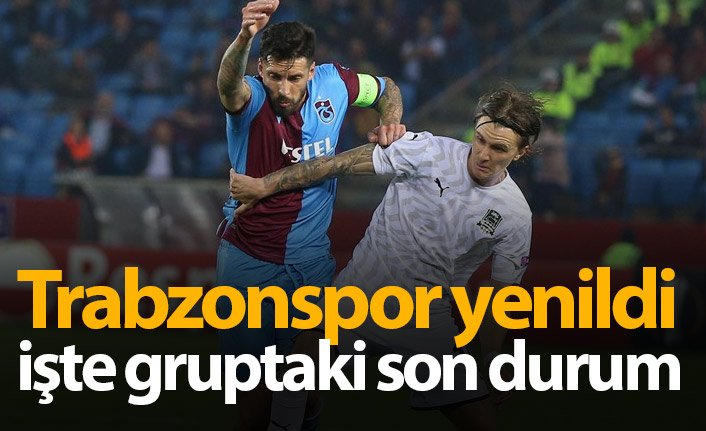 Trabzonspor'un Avrupa Ligi Grubunda son durum