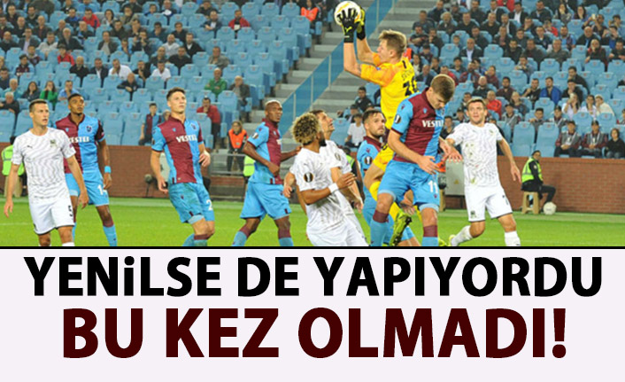 Trabzonspor bu kez yapamadı! 20 maç sonra...