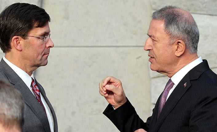 Milli Savunma Bakanı Akar, ABD'li mevkidaşıyla görüştü