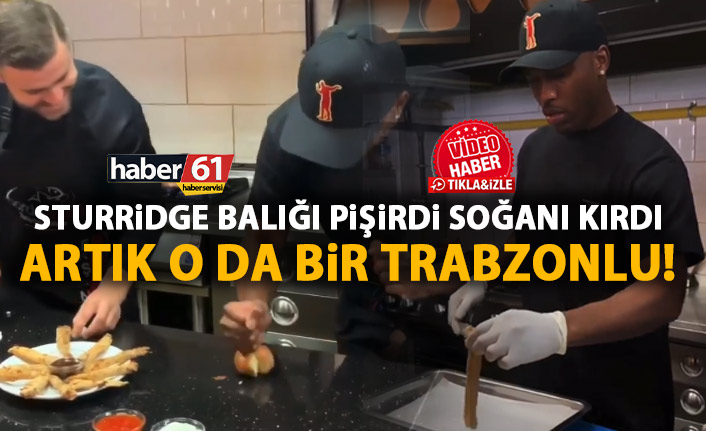 Sturridge balığı pişirdi soğanı kırdı!