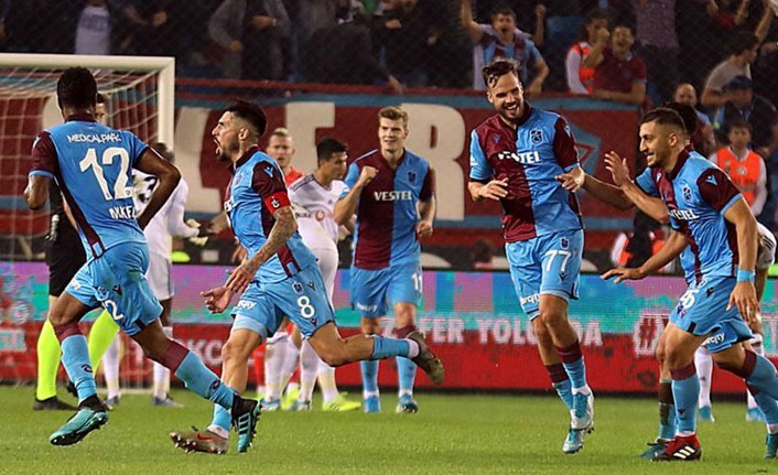 Trabzonspor'a liderlik şansı doğdu - Süper Lig Puan Durumu