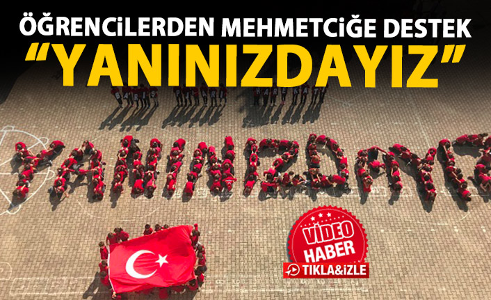 Vakfıkebir'de öğrencilerden Metmetciğe destek!