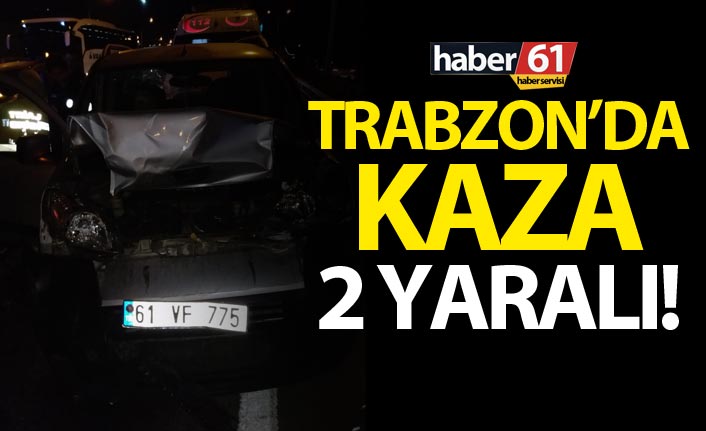 Trabzon’da Sahil Yolunda Kaza: İki Araç Çarpıştı, 2 Yaralı