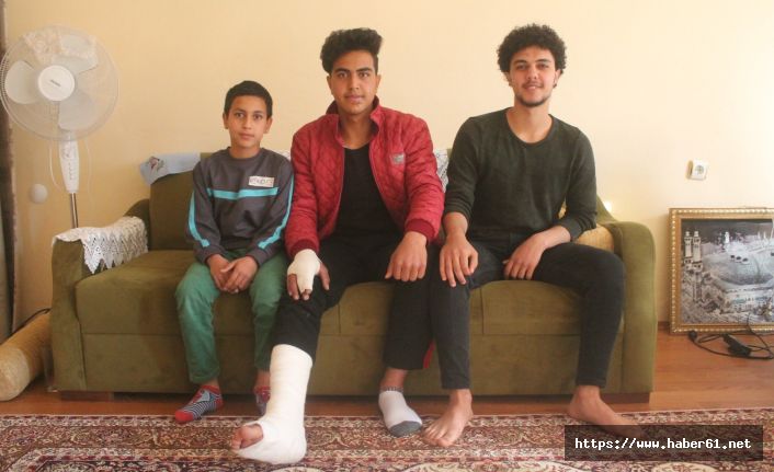 Yola atlayan çocuğu canını hiçe sayıp kurtardı kendi yaralandı!