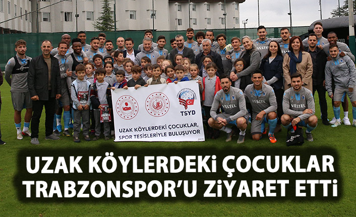 Trabzonspor'a "Uzak köylerden" ziyaretçiler geldi!