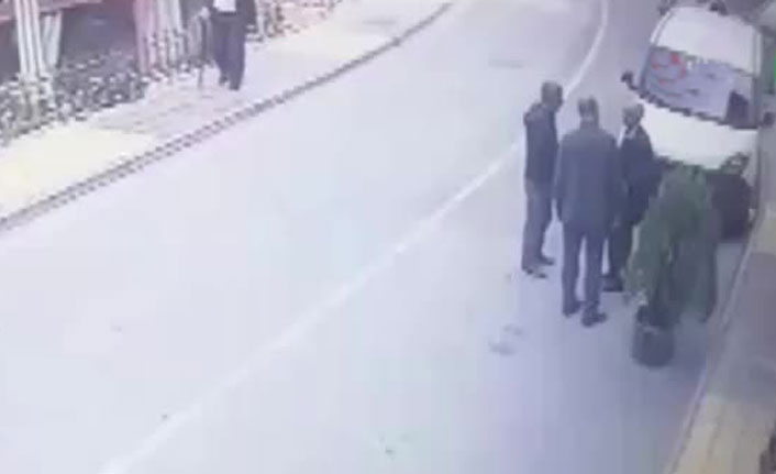 Cinayet anı kamerada!