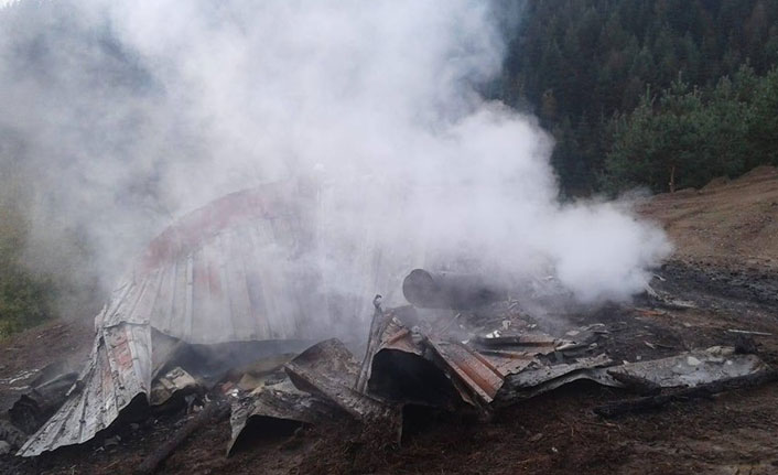 Çatalzeytin'de ev yangını