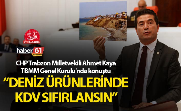 Ahmet Kaya: “Deniz ürünlerinde KDV sıfırlansın”