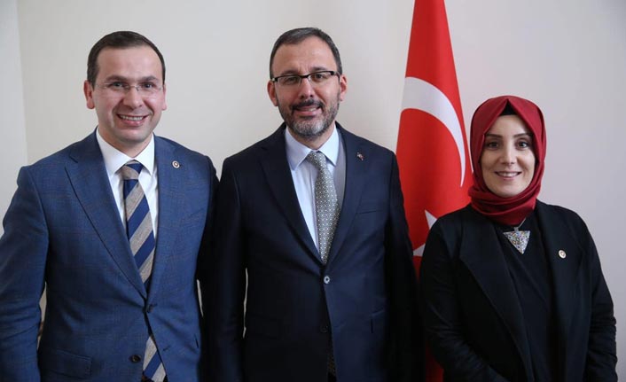 Cora ve Ayvazoğlu Bakan Kasapoğlu'nu ziyaret etti