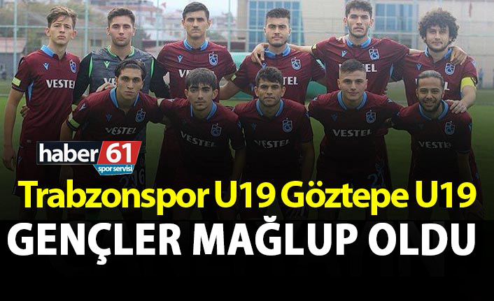 Trabzonspor U19 Göztepe karşısında kayıp!