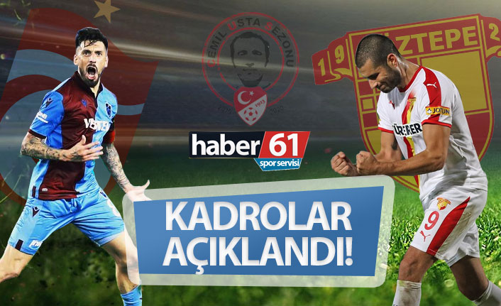 Trabzonspor'un Göztepe 11'i açıklandı