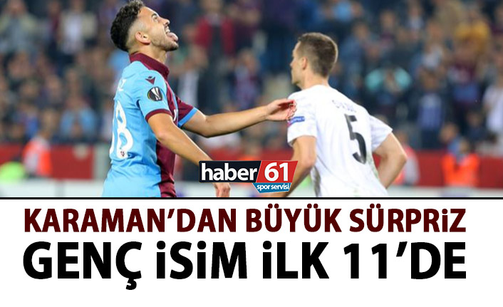 Trabzonspor’da Ünal Karaman'dan büyük sürpriz! Genç isim ilk kez!