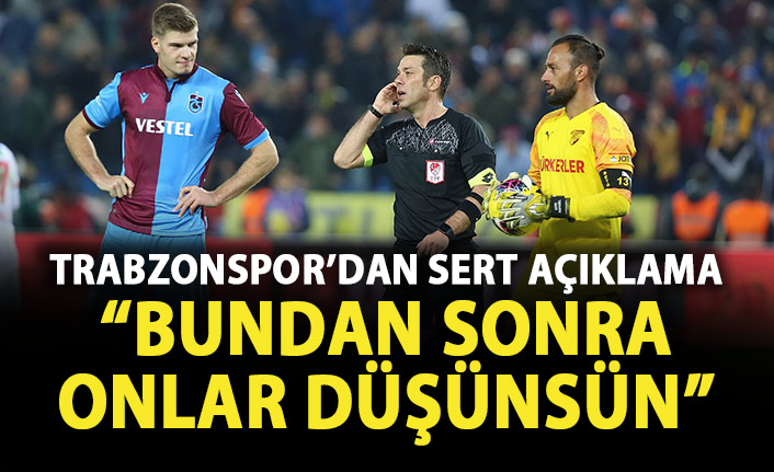 Trabzonspor Başkan Yardımcısı Doğan: Bundan sonra onlar düşünsün!