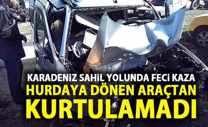 Giresun’da Feci Kaza: Hafif Ticari Araç Sürücüsü Olay Yerinde Can Verdi