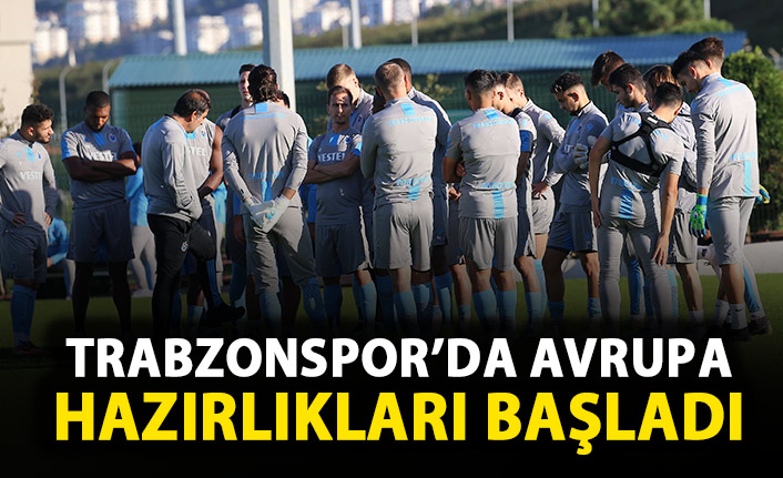Trabzonspor'da Krasnodar maçı hazırlıkları başladı