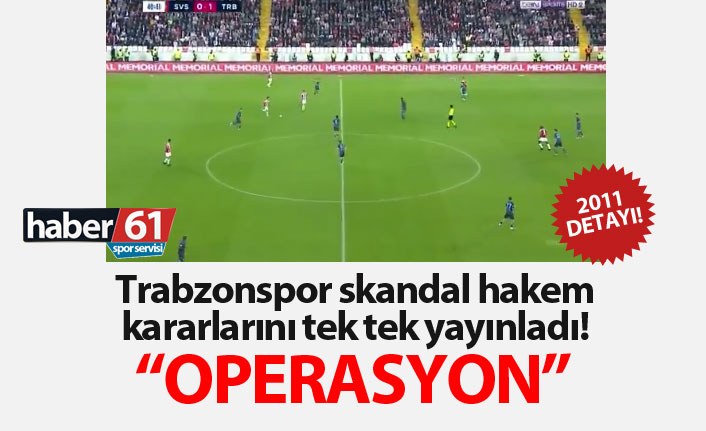 Trabzonspor skandalları tek tek yayınladı! 2011 detayı...
