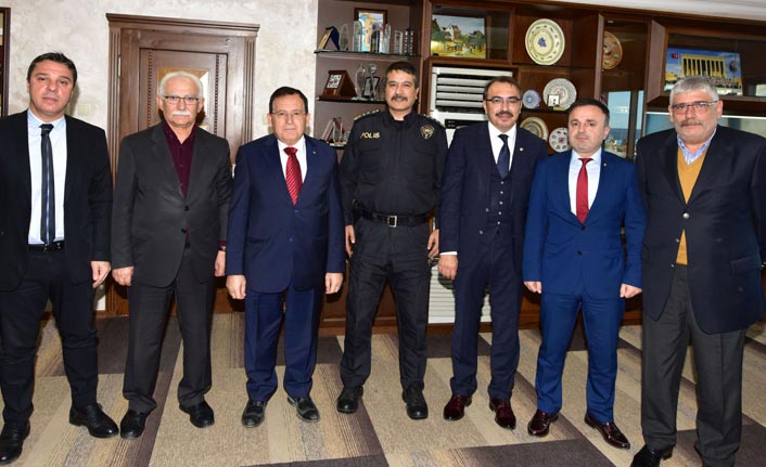 Emniyet Müdürü Alper'den TTSO'ya ziyaret!