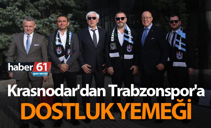 Krasnodar'dan Trabzonspor'a dostluk yemeği