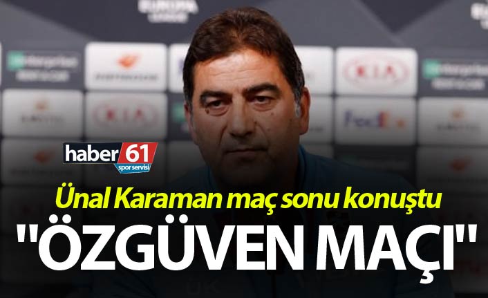 Karaman'dan Krasnodar Maçı Sonrası Net Mesajlar: Zorlanıyorum Ama Hedeften Kopmayız