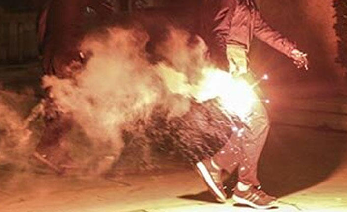 Hesabı fazla bulan müşteriler gece kulübüne molotofkokteyli attı