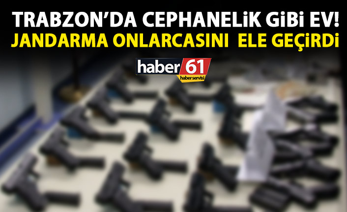 Silah kaçakçılarına büyük darbe! Cephanelik gibi ev!