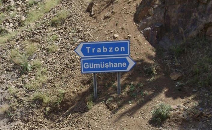 Trabzon Gümüşhane yolunda çalışma - 16.11.2019