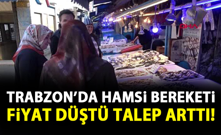Trabzon'da Hamsi Bolluğu Sevindiriyor: Tezgahlar Dolu, Fiyatlar Düştü