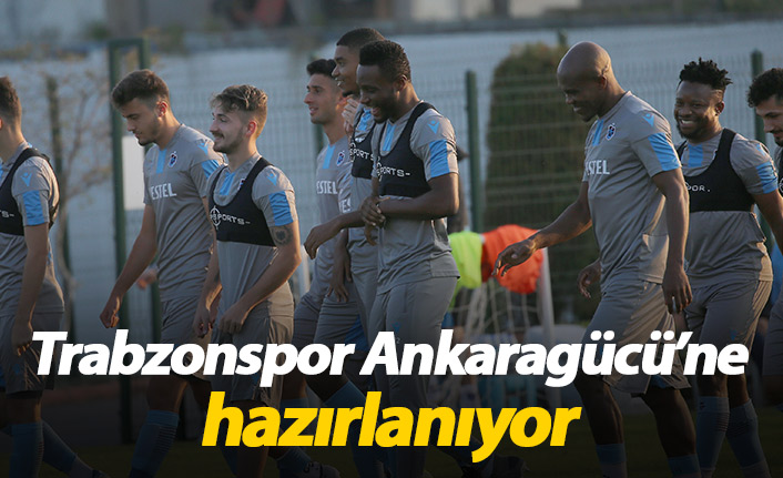 Trabzonspor Ankaragücü'ne hazırlanıyor. 17.11.2019