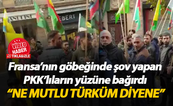 Fransız kadından PKK yandaşlarına: Ne mutlu Türküm diyene