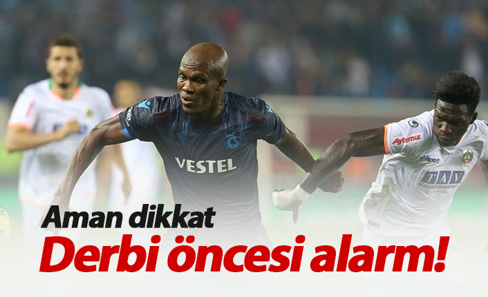 Trabzonspor'da Galatasaray öncesi alarm