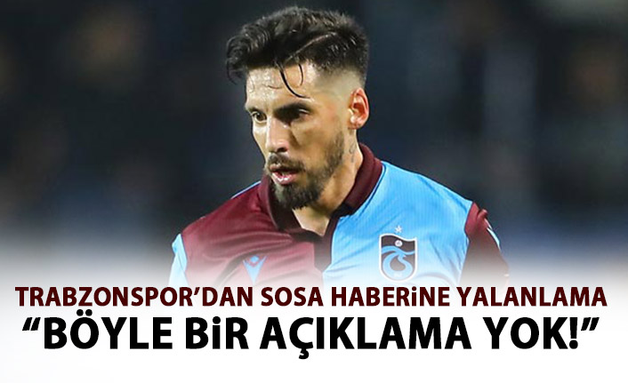 Trabzonspor'dan o habere yalanlama: Böyle bir açıklama yok!
