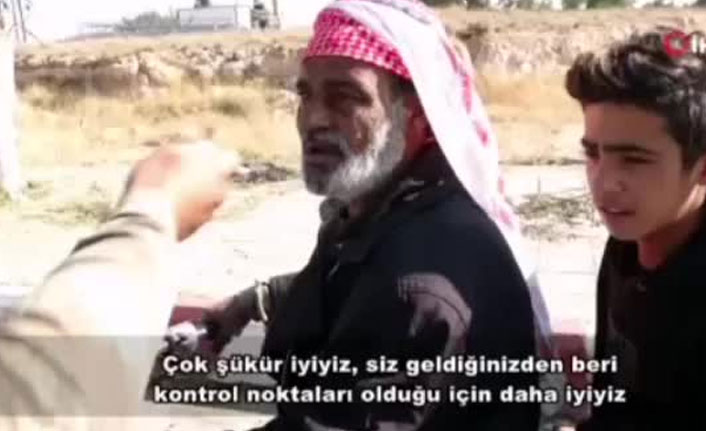 Tel Abyadlılardan Mehmetçiğe teşekkür