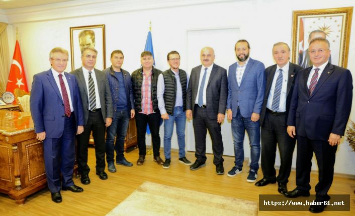 Trabzon Gazeteciler Cemiyeti'nden KTÜ'ye ziyaret