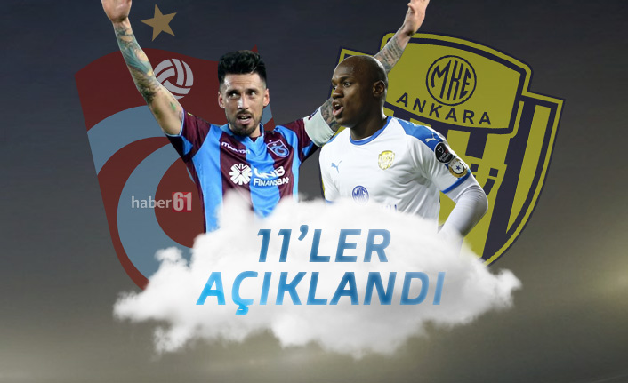 Trabzonspor'un Ankaragücü 11'i açıklandı