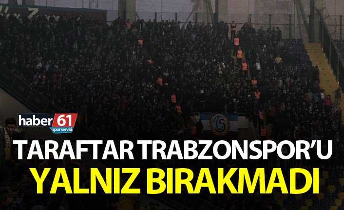 Trabzonspor Taraftarı Ankara’da Tribünü Doldurdu, Maça Yoğun İlgi