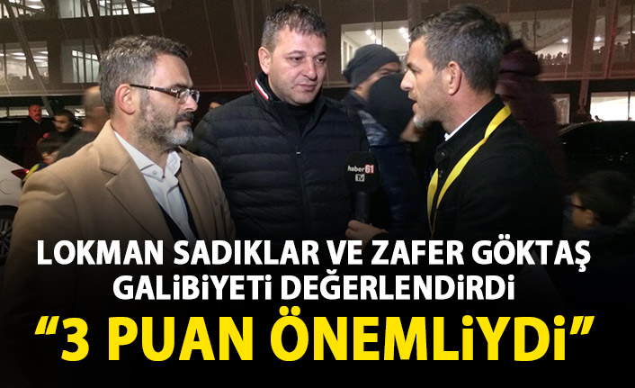 Trabzonspor yöneticilerinden galibiyet yorumu: 3 puan önemliydi!