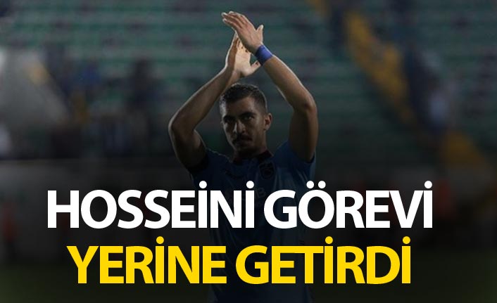 Hosseini görevi yerine getirdi