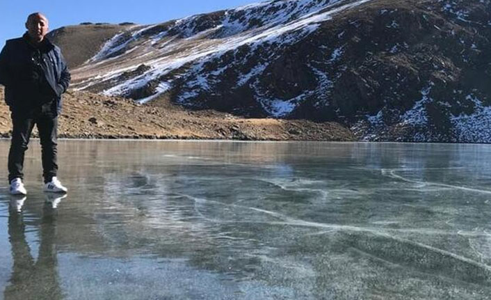 Sıcaklık eksi 17’yi gördü! göller buz tuttu